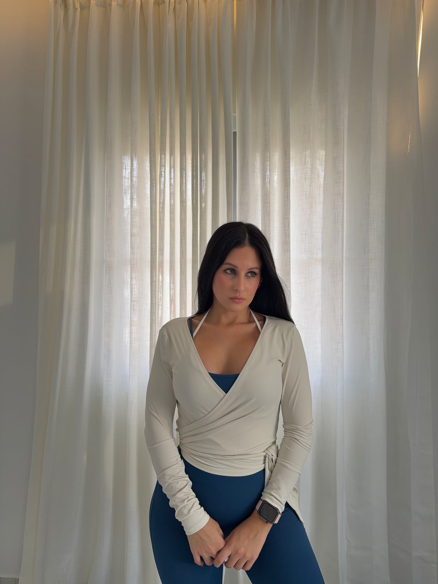 Long-sleeve Top - Light Cream