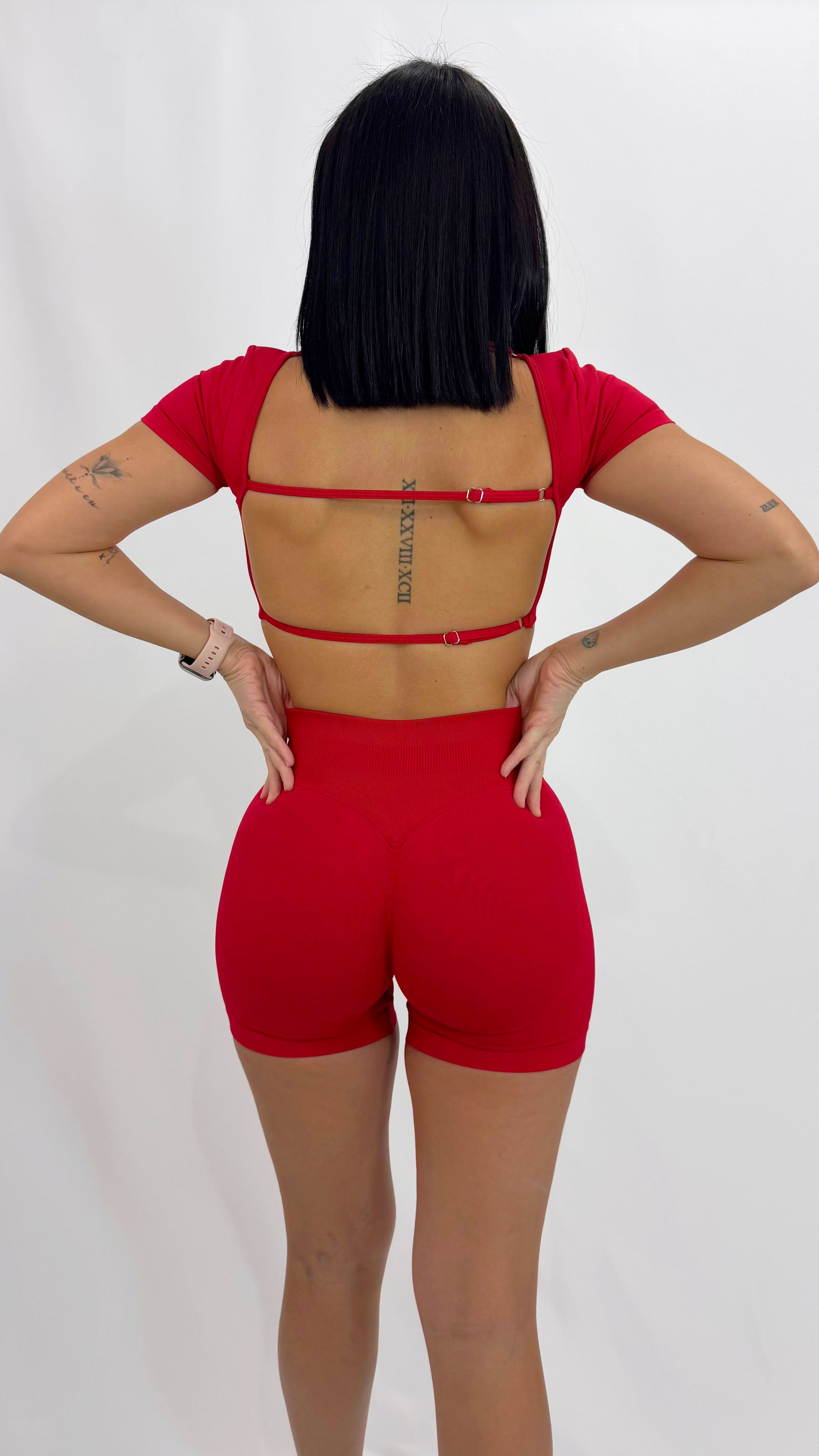 Red Short Set