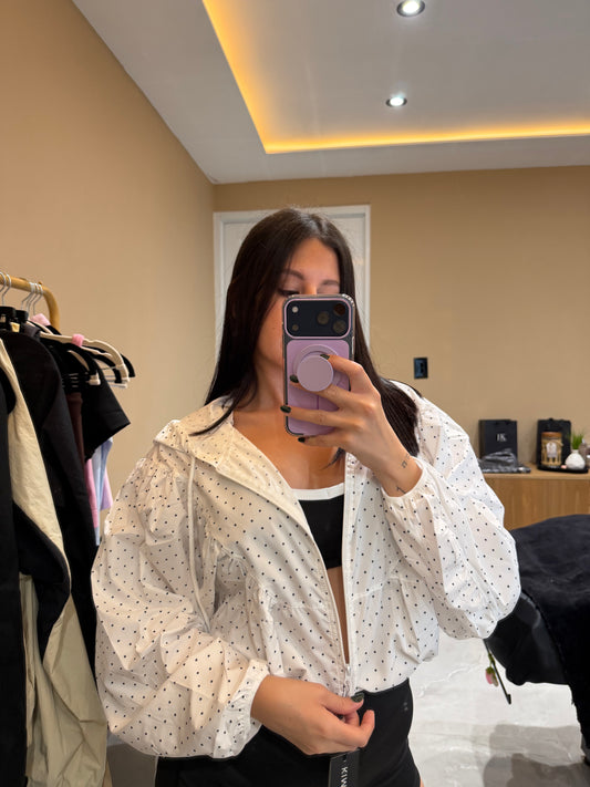 Polka Dot White